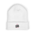 Crab Gang Embroidered Cuffed Beanie — Streetwear Knit Hat