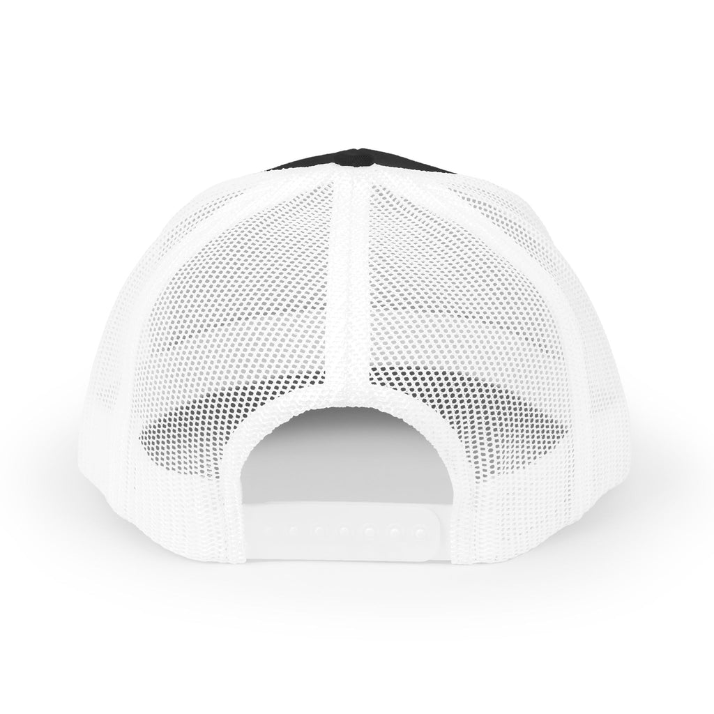 Retro Trucker Hat — Minimal Crown "Limited Company" Embroidered Mesh Cap