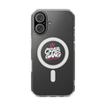 Clear Magnetic Phone Case — “Crab Gang” Logo Impact-Resistant Cover