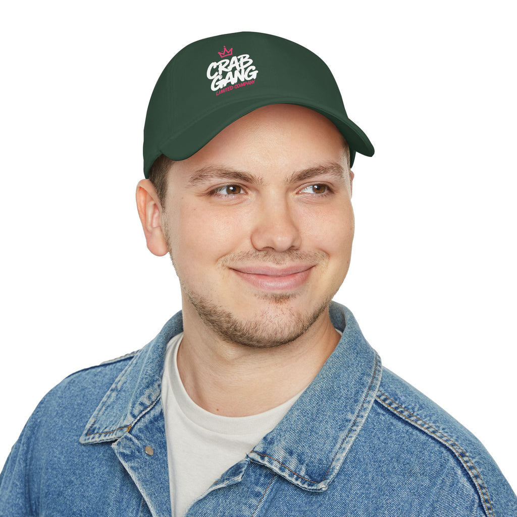 Crab Gang Low Profile Baseball Cap – Bold Script Logo Hat