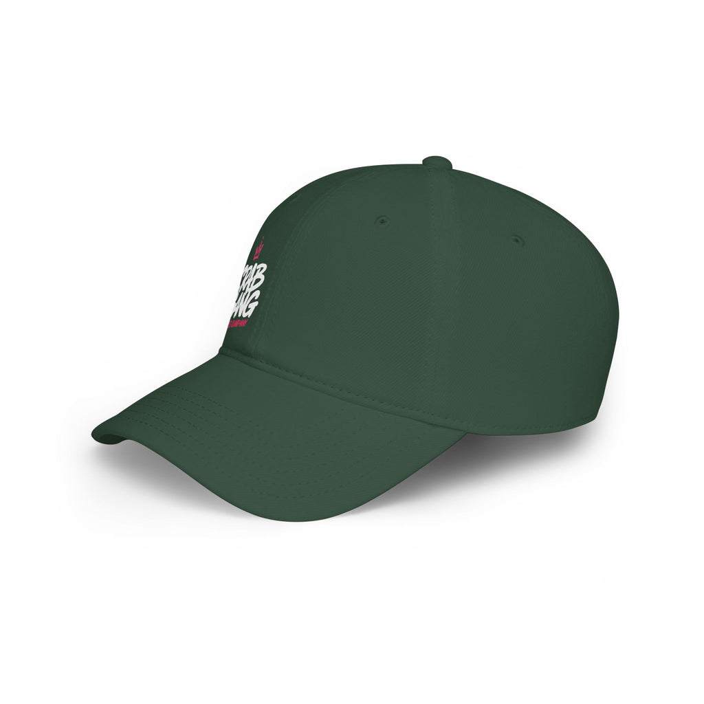 Crab Gang Low Profile Baseball Cap – Bold Script Logo Hat