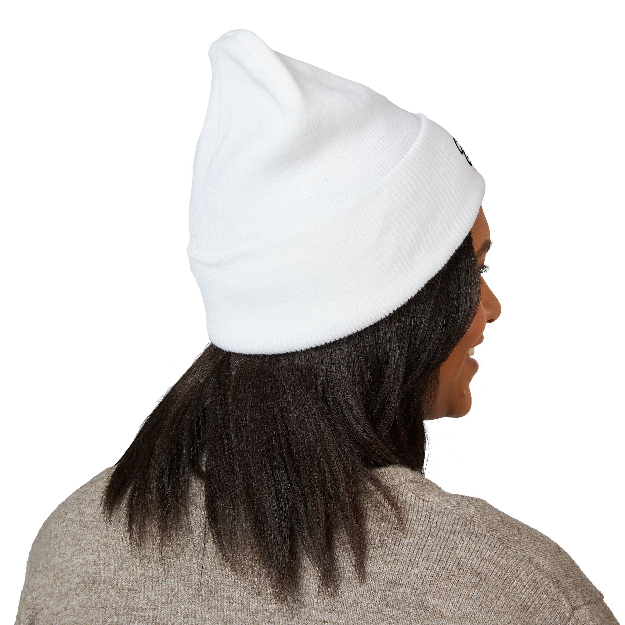 Crab Gang Embroidered Cuffed Beanie — Streetwear Knit Hat