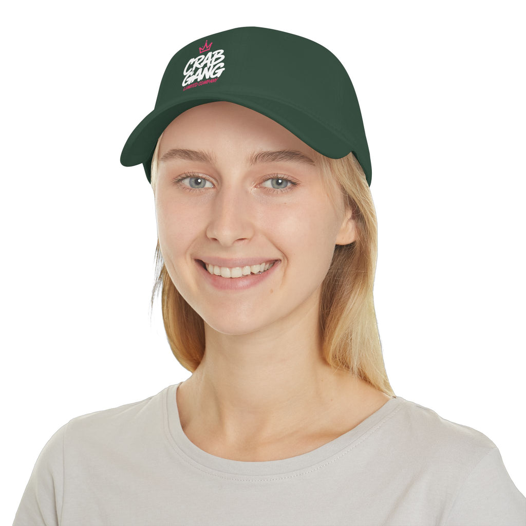 Crab Gang Low Profile Baseball Cap – Bold Script Logo Hat