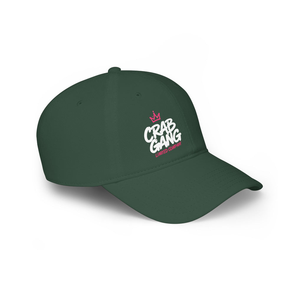 Crab Gang Low Profile Baseball Cap – Bold Script Logo Hat